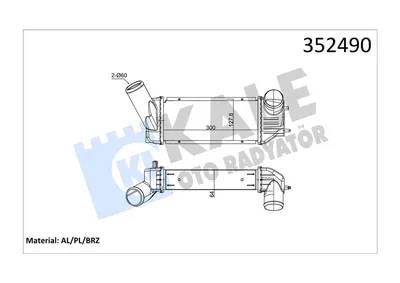 TURBO RADYATORU 307-C4-XSARA II 2.0HDI DW10