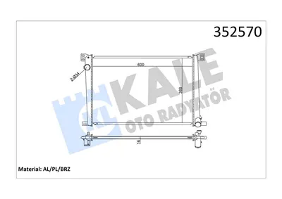 RADYATOR MINI ONE MINI COUNTRYMAN MINI CLUBMAN MINI PACEMAN 1.6 09=> 