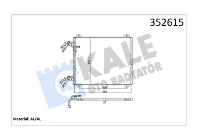 KONDENSER A2 1.4 16V 1.4 TDI 00=> 