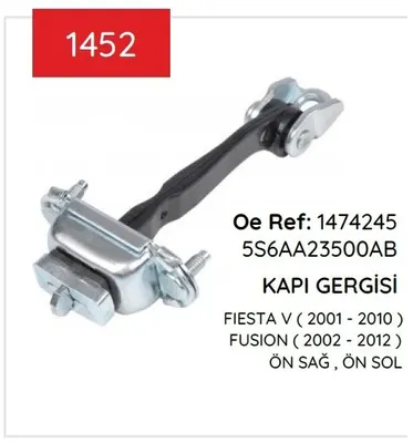 KAPI GERGISI FIESTA V JH JD HB ÖN 02>09 5S6A A23500 AB