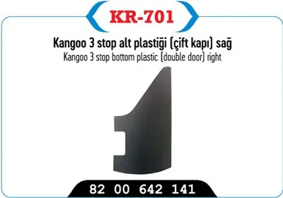 STOP ALT PLASTIGI SAG KANGOO III CIFT KAPI 