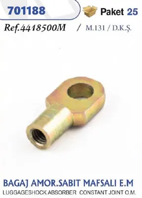 BAGAJ AMORTİSÖR MAFSALI METAL FIAT KARTAL EM