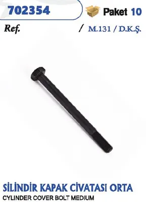 SİLİNDİR KAPAK SAPLAMASI  CITATASI ORTA M131 DKS