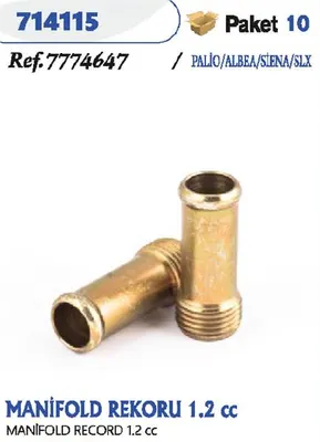 MANIFOLD REKORU PAILO SIE SLX