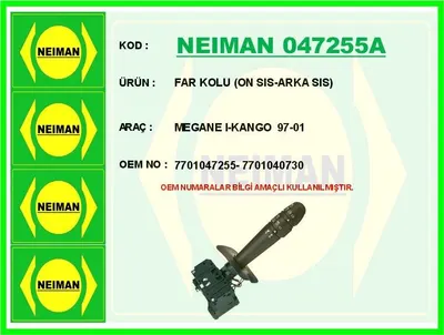 FAR KOLU (ON SIS-ARKA SIS) MEGANE I-KANGO 97-01 7701047255-7701040730