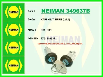 KAPI KILIT SIFRE 2 LI R 9  R11