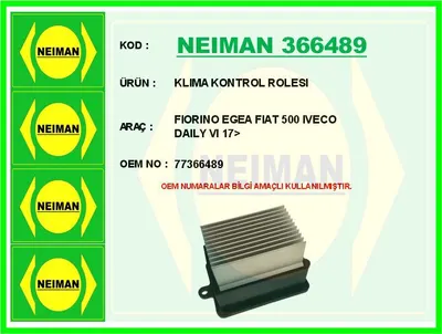 KLIMA KONTROL ROLESI FIORINO EGEA DAILY VI 17>