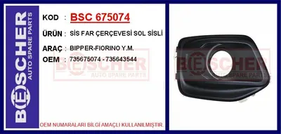 SİS FAR ÇERÇEVESİ SOL SİSLİ BIPPER FIORINO YM