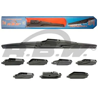 SİLECEK SÜPÜRGESİ PLASTİK MULTI-FIT 8 ADAPTÖRLÜ ARKA 14 İNCH 350 MM