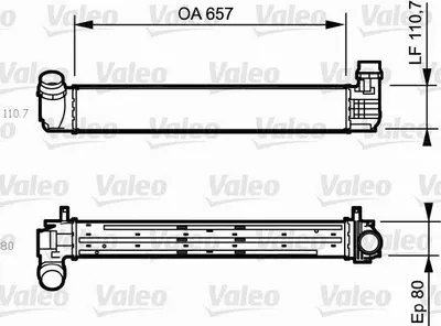 TURBO RADYATORU RENAULT MEGANE/SCENIC 2.0/1.9DCI